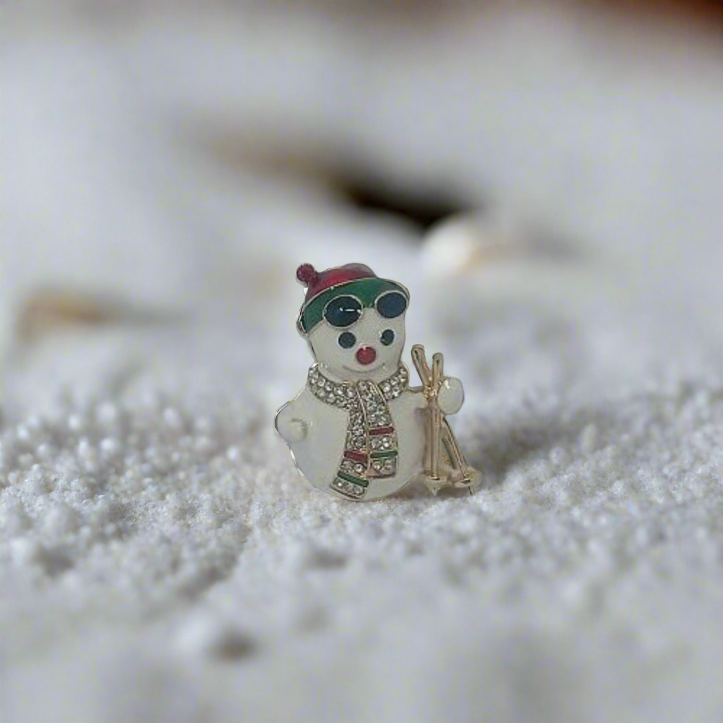 Roman Snowman Ski with Poles Pin