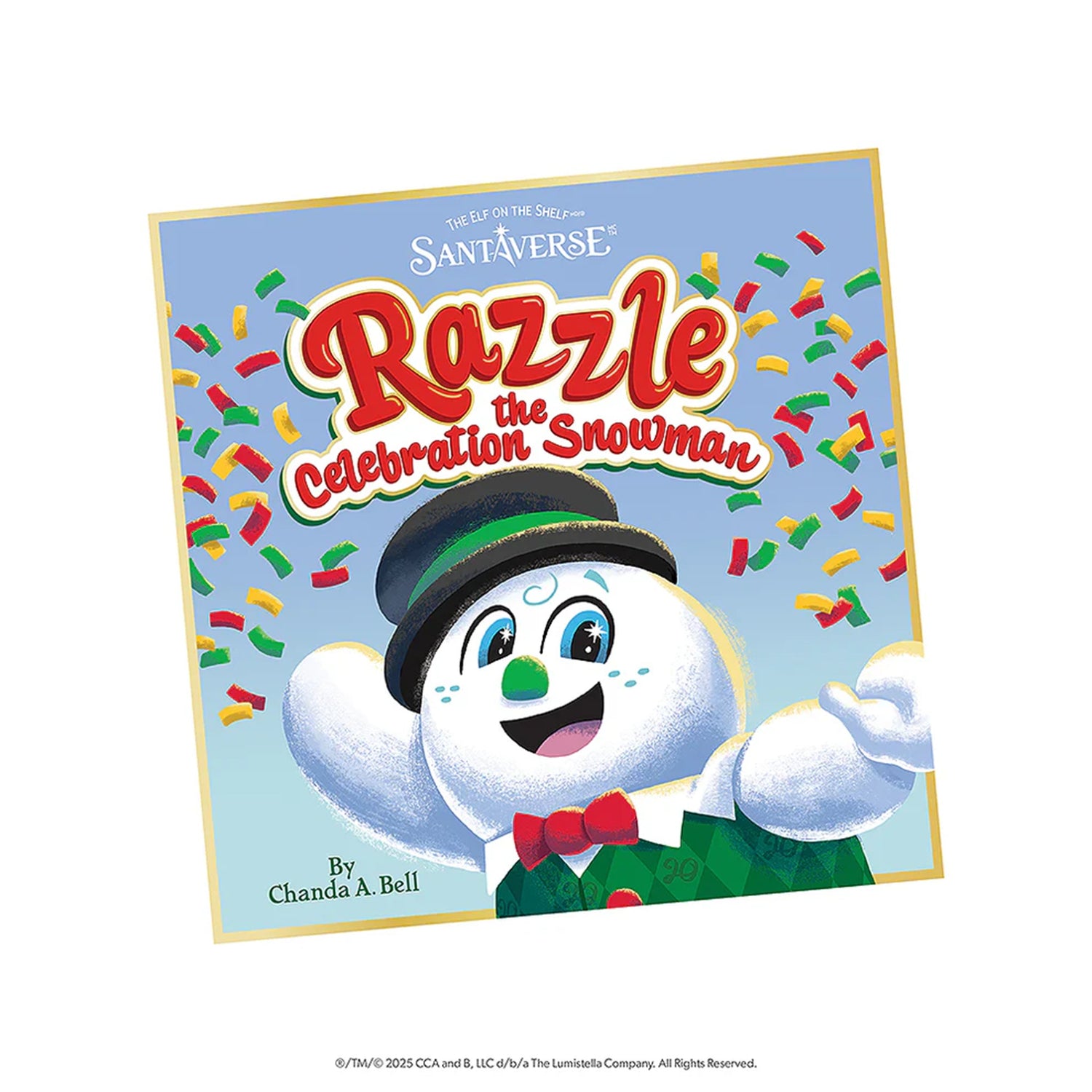 The Elf On The Shelf SnoStax Razzle the Snowman Plush and Book