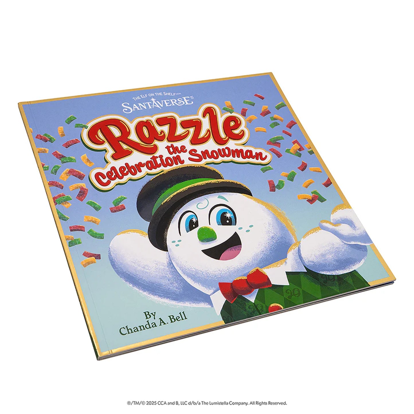 The Elf On The Shelf SnoStax Razzle the Snowman Plush and Book
