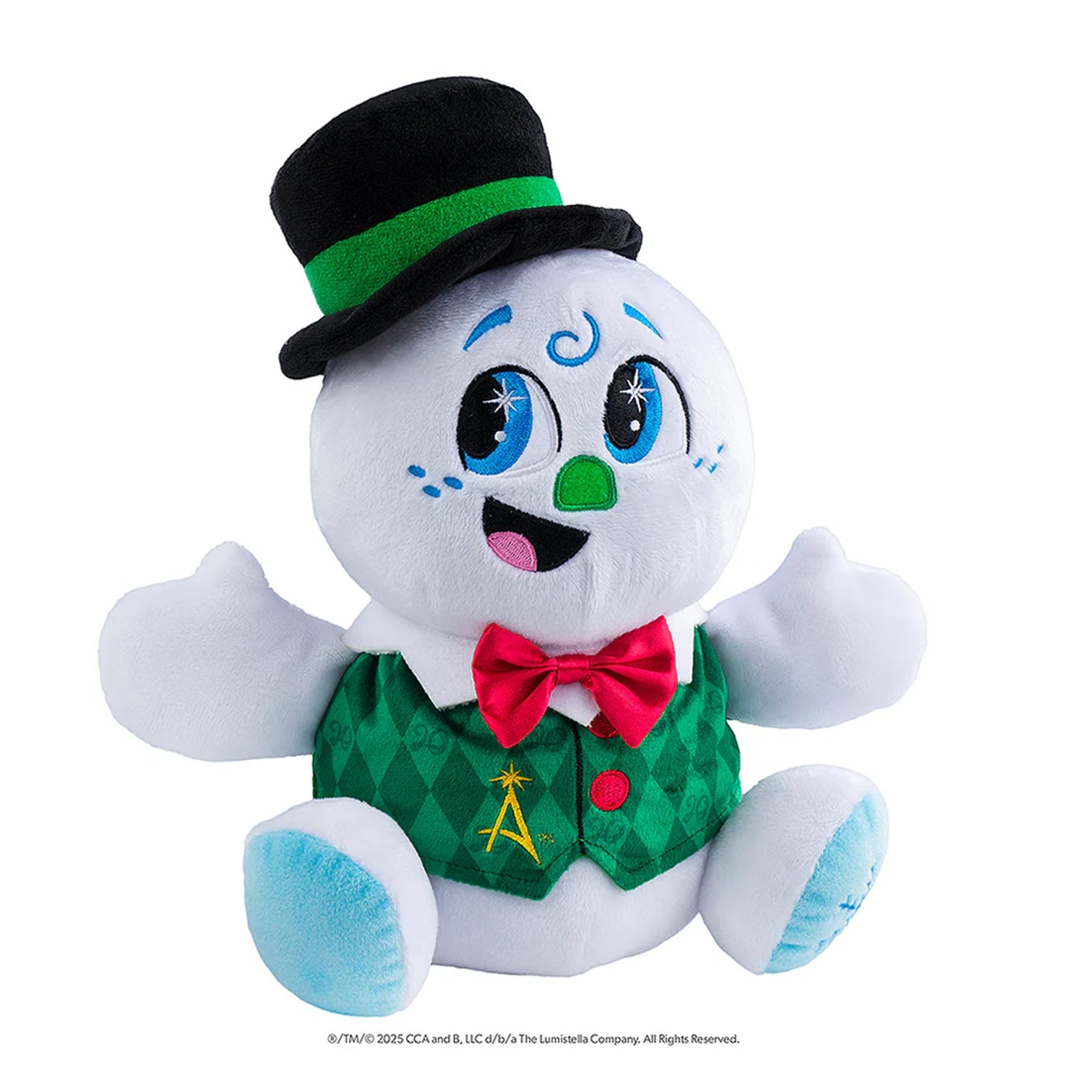 The Elf On The Shelf SnoStax Razzle the Snowman Plush and Book