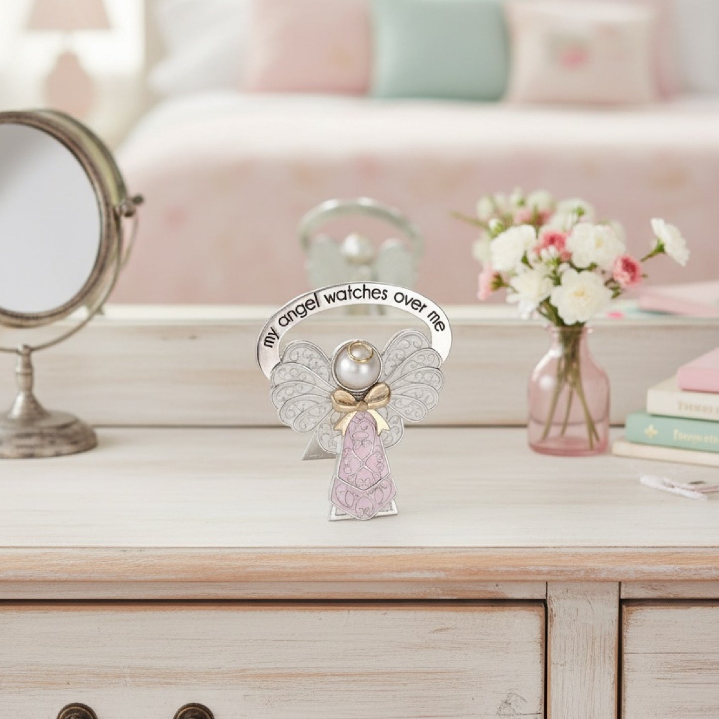 Alexa's Angels 2.5" Child Bedside Angel Pink