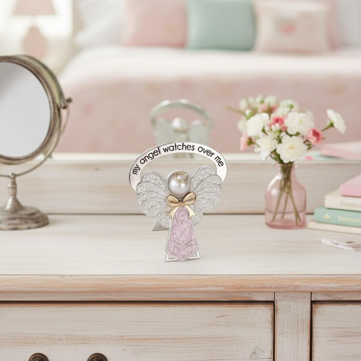 Alexa's Angels 2.5" Child Bedside Angel Pink
