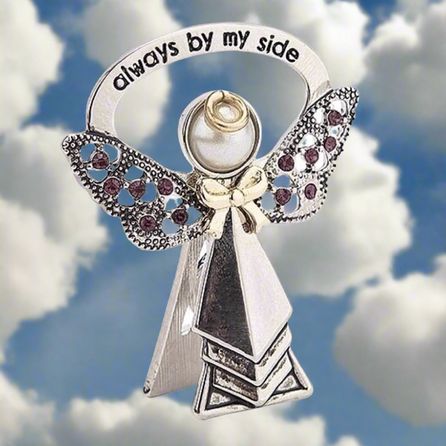 Always By My Side February Birthstone Bedside Angel