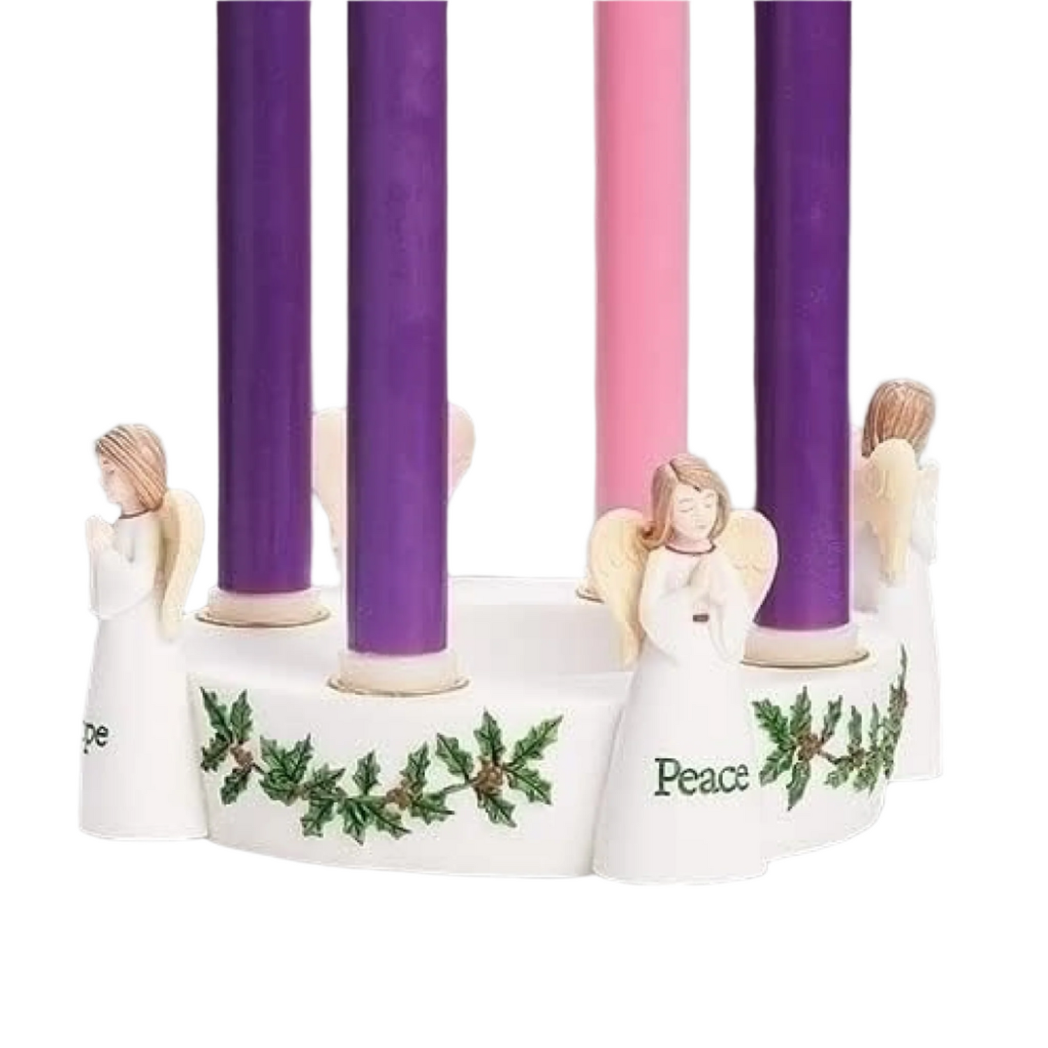 Angel Advent Candle Holder Without Candles