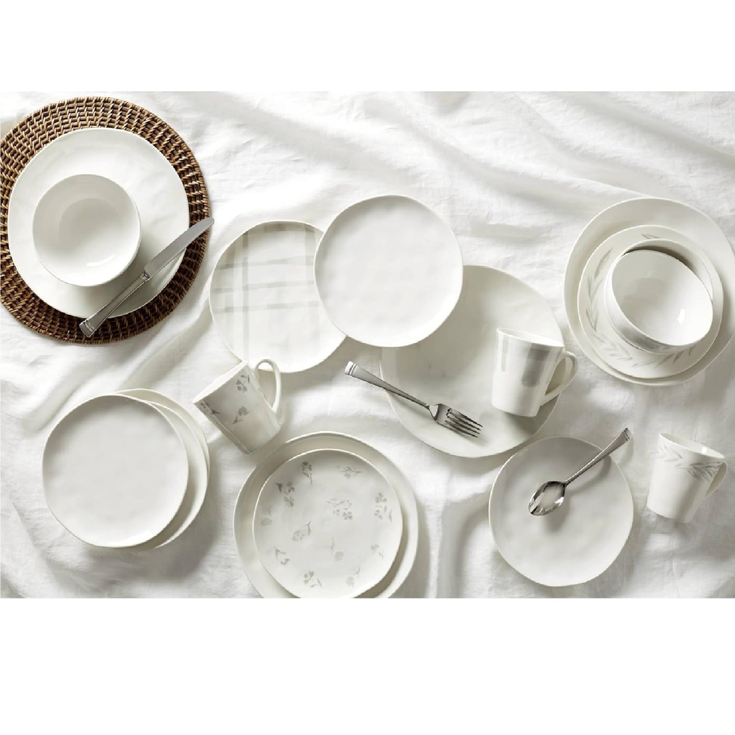 Bay Colors White  All-Purpose Bowls, Set of 4 By Lenox