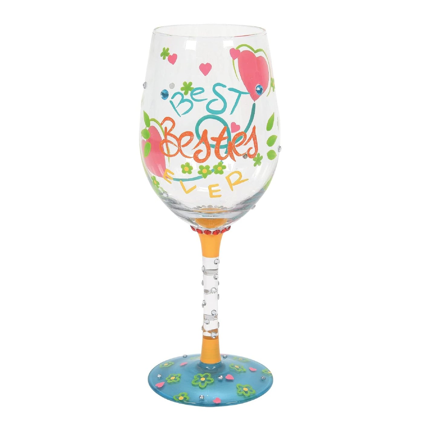 Best Besties Ever Wine Glass Lolita