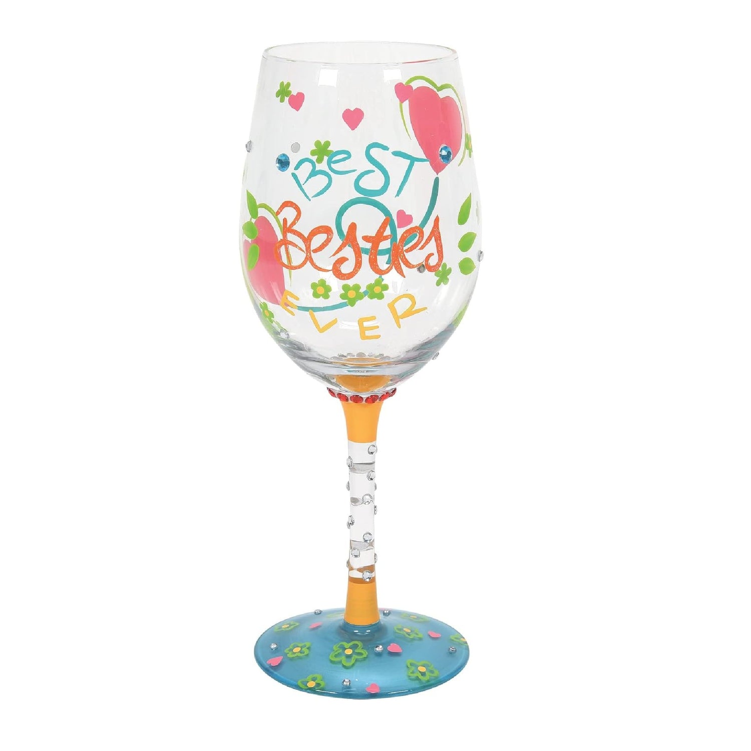 Best Besties Ever Wine Glass Lolita