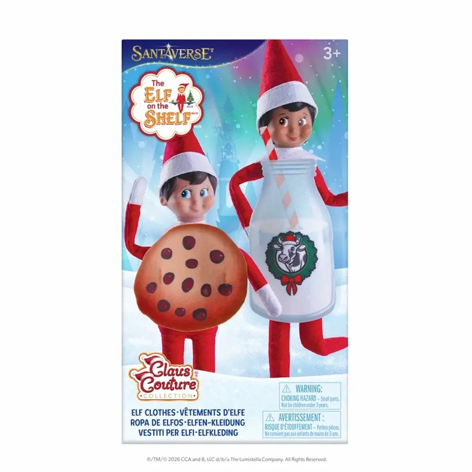 Bestie Bundle Elf Costume Set: Milk & Cookies | Claus Couture Collection®
