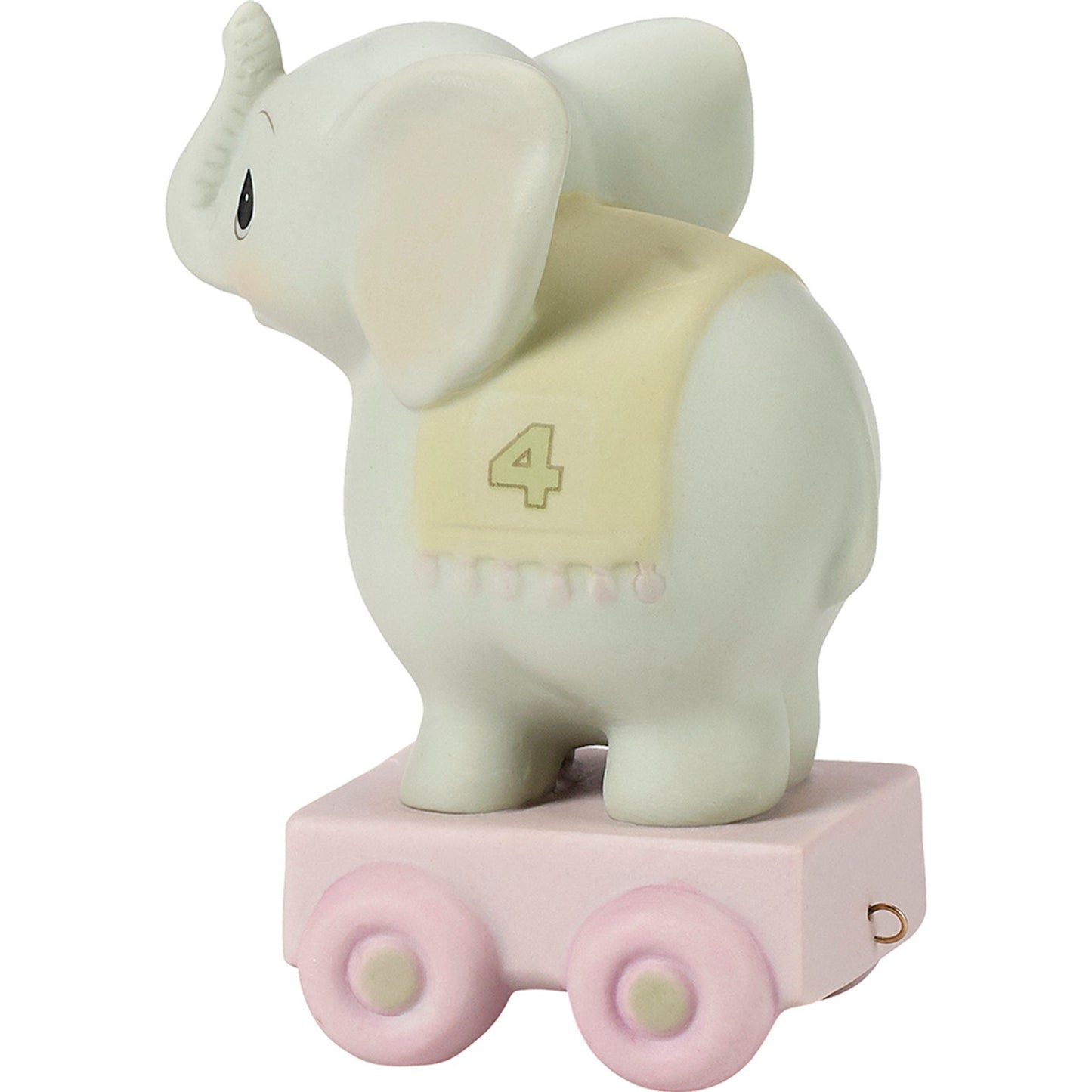 Birthday Train, Age 4, May Your Birthday Be Gigantic, Bisque Porcelain Figurine