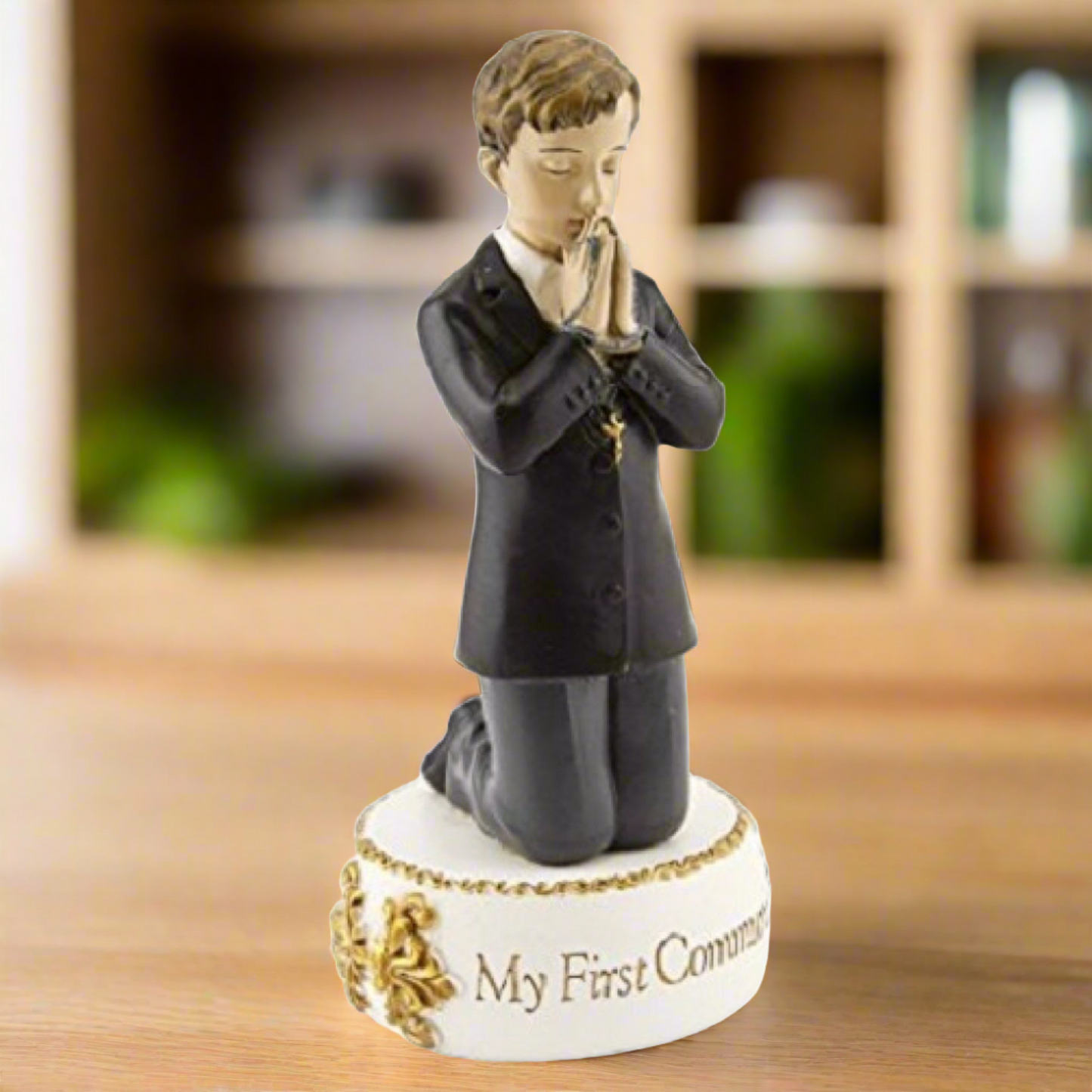 Boy  "My First Communion" Figure Statue