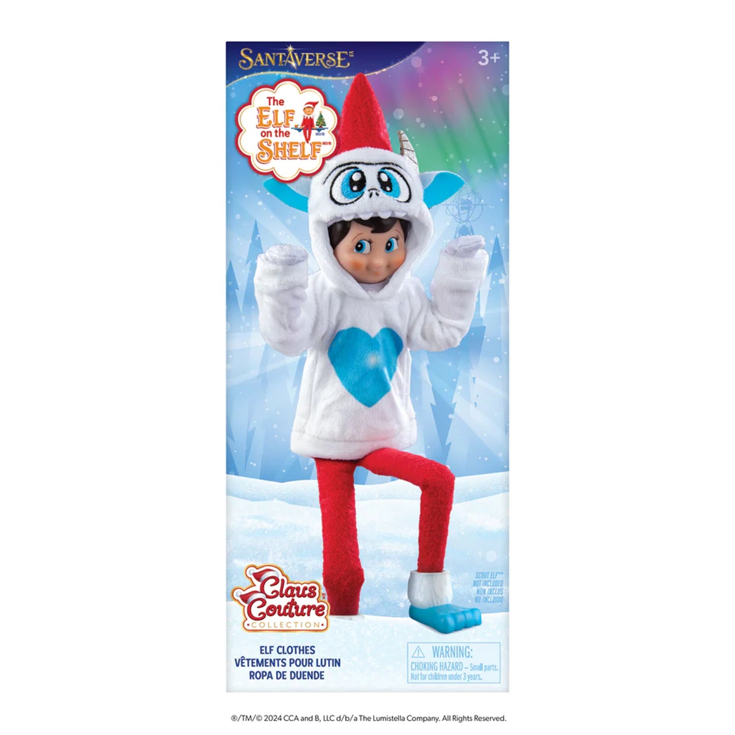The Elf on the Shelf  Claus Couture Collection Yeti Hoodie Set
