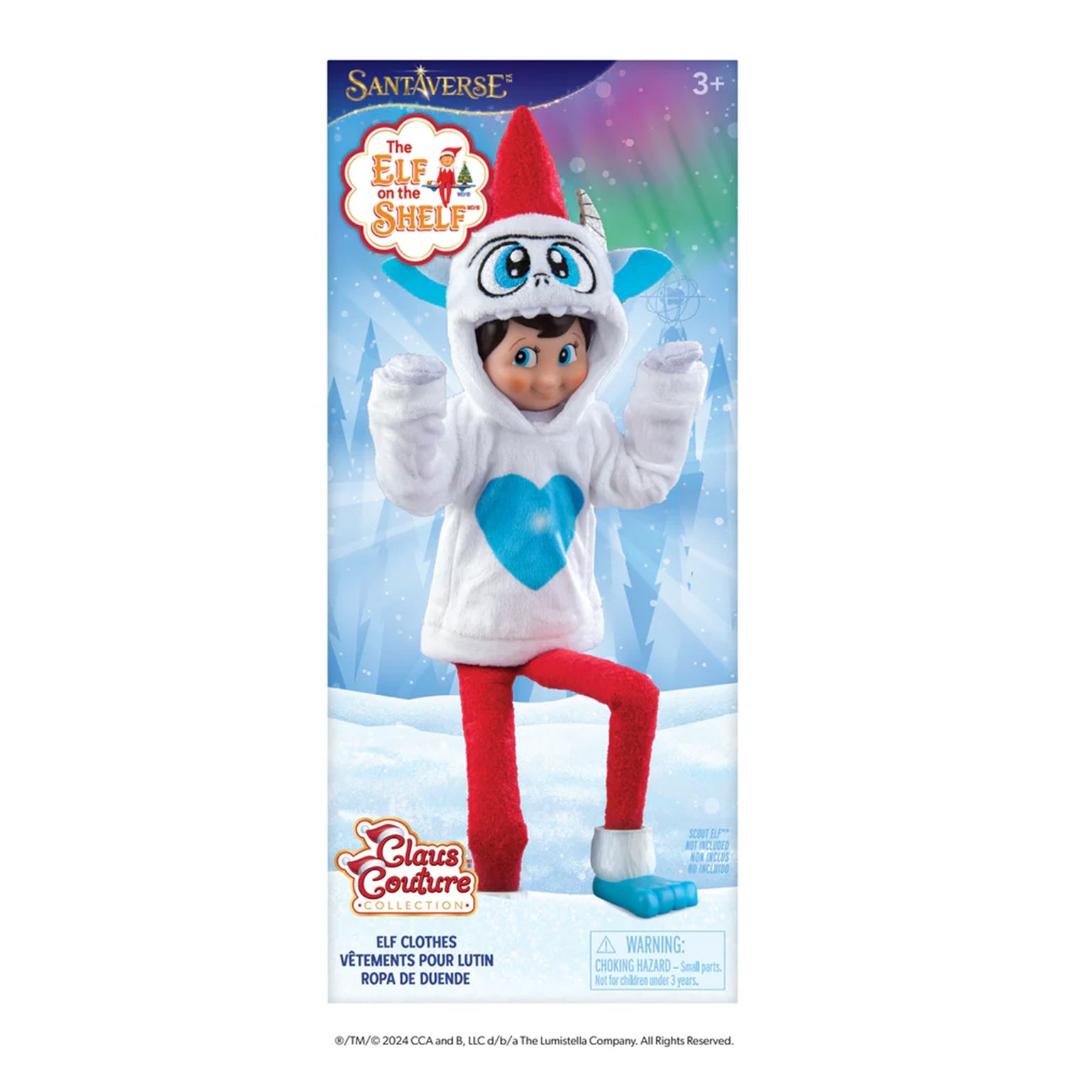 The Elf on the Shelf  Claus Couture Collection Yeti Hoodie Set