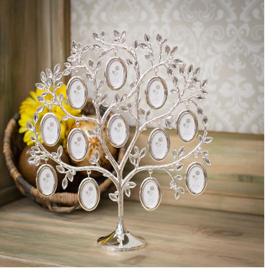 Caroline Collection 12" Elegant Family Tree with 12 Frames