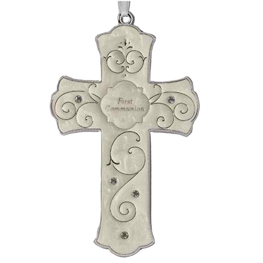 Caroline Collection 7.25"H First Communion Cross