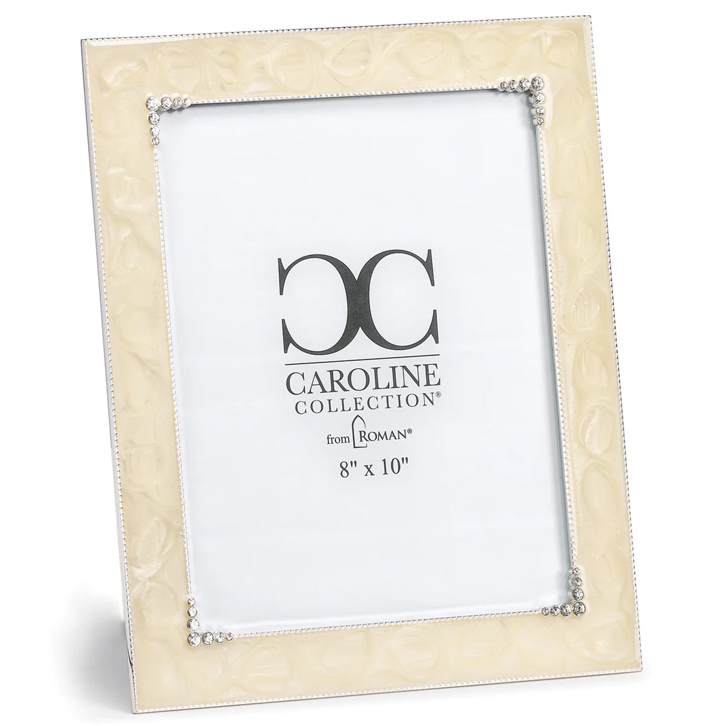 Caroline Collection Ivory with Crystal Frame