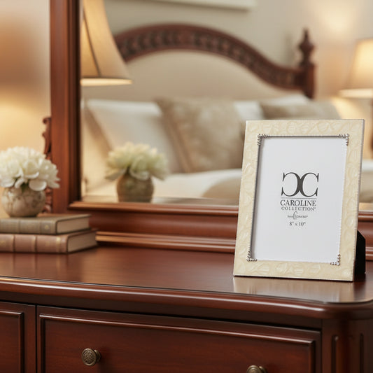 Caroline Collection Ivory with Crystal Frame
