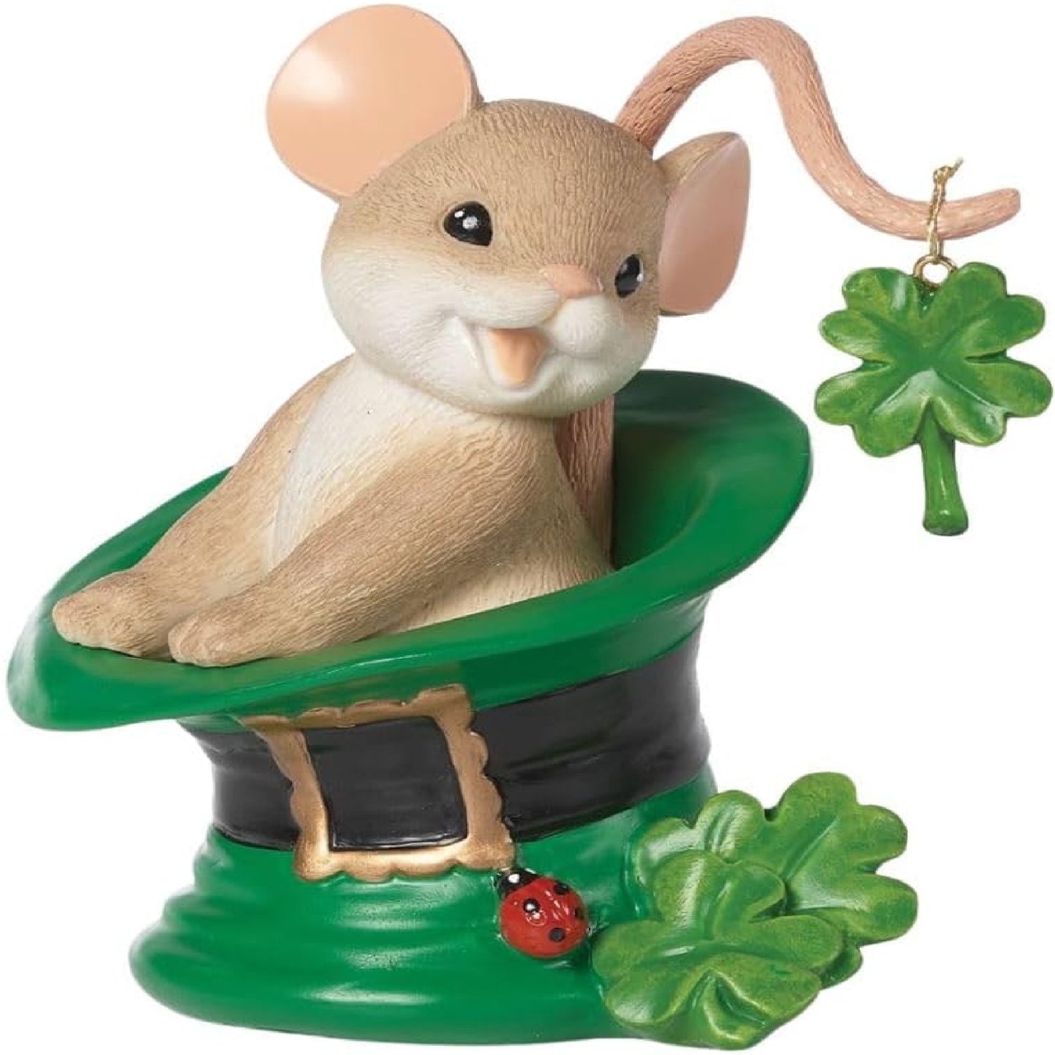 Charming Tails Irish You Luck Figure by Roman
