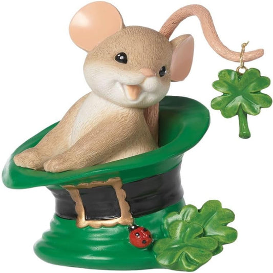 Charming Tails Irish You Luck Figure by Roman