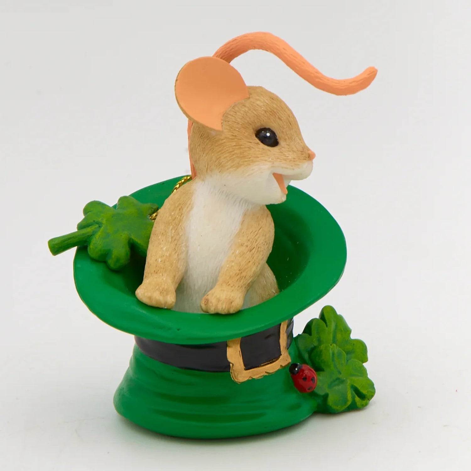 Charming Tails Irish You Luck Figure by Roman