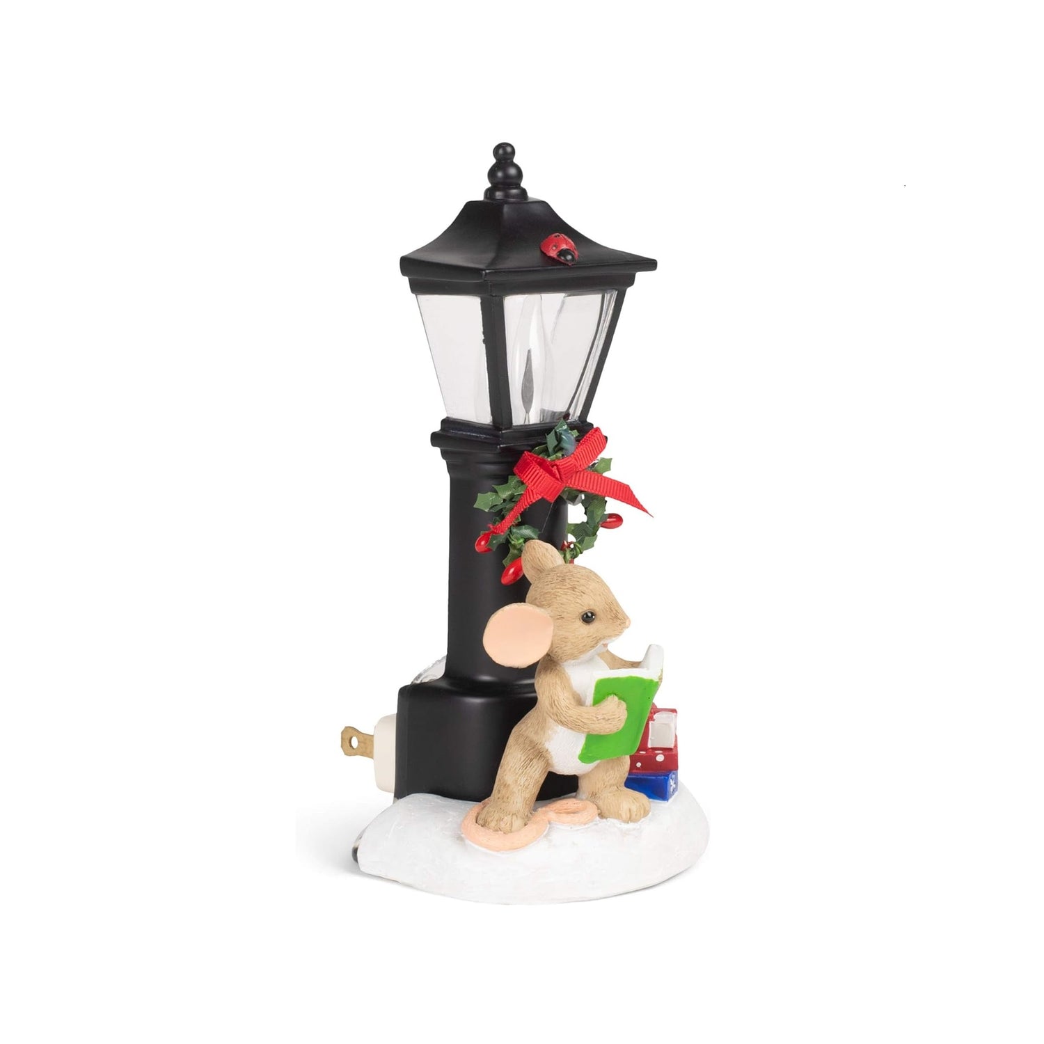 Charming Tails Mouse Lamp Post Night Light