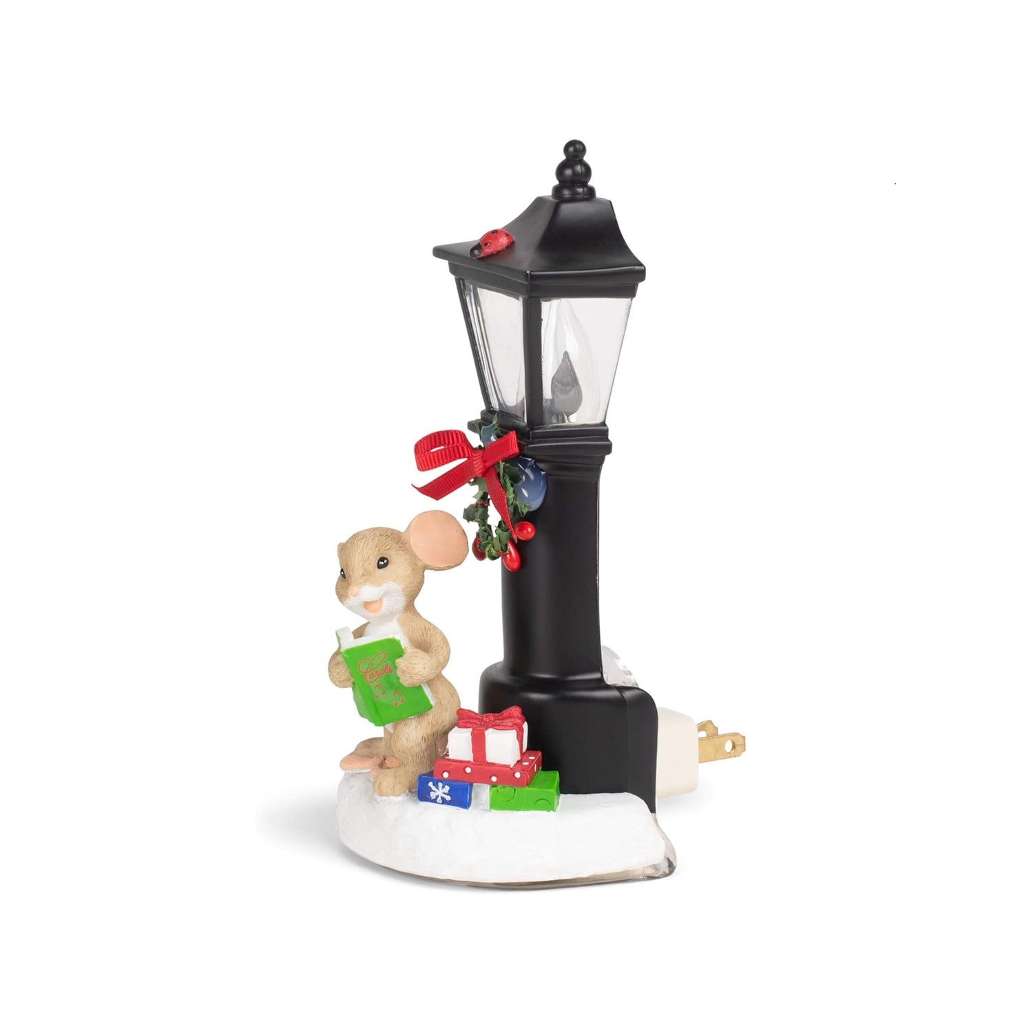 Charming Tails Mouse Lamp Post Night Light