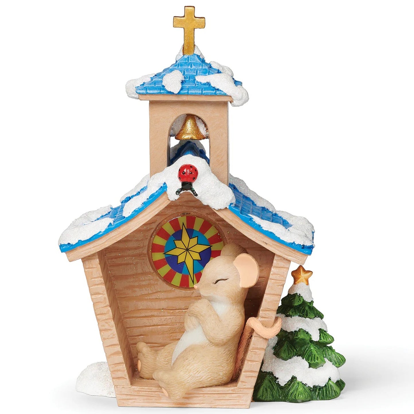 Charming Tails Quiet as a Church Mouse Figure by Roman 