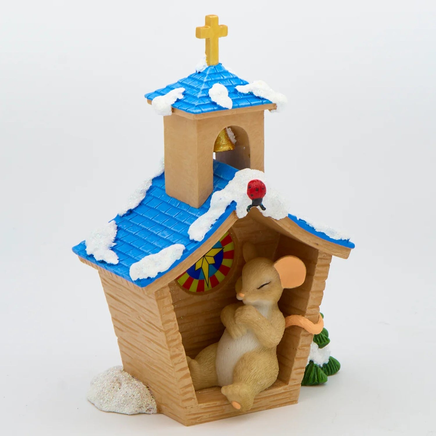 Charming Tails Quiet as a Church Mouse Figure by Roman 