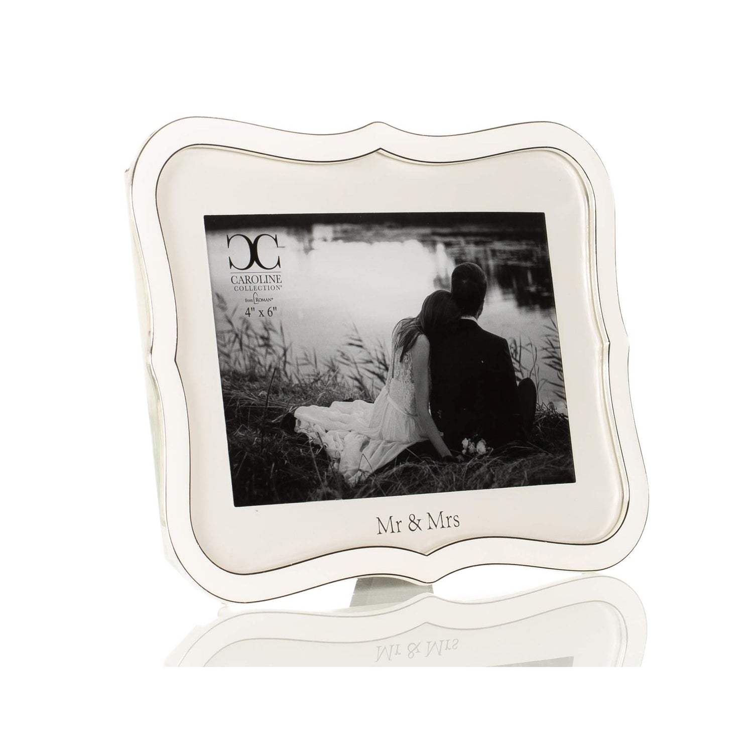 Christening White Frame Caroline Collection