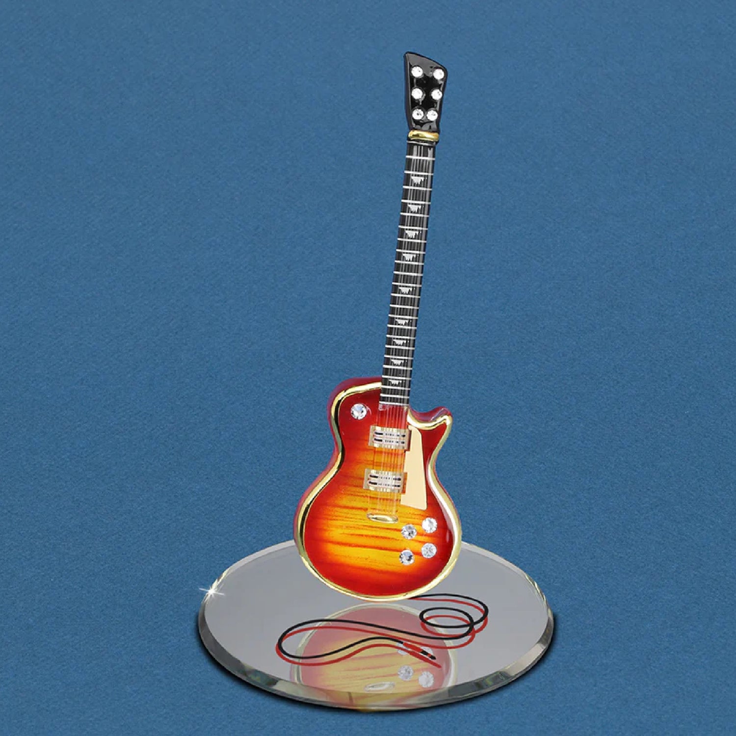 Classic Cherry Burst Guitar by Glass Baron