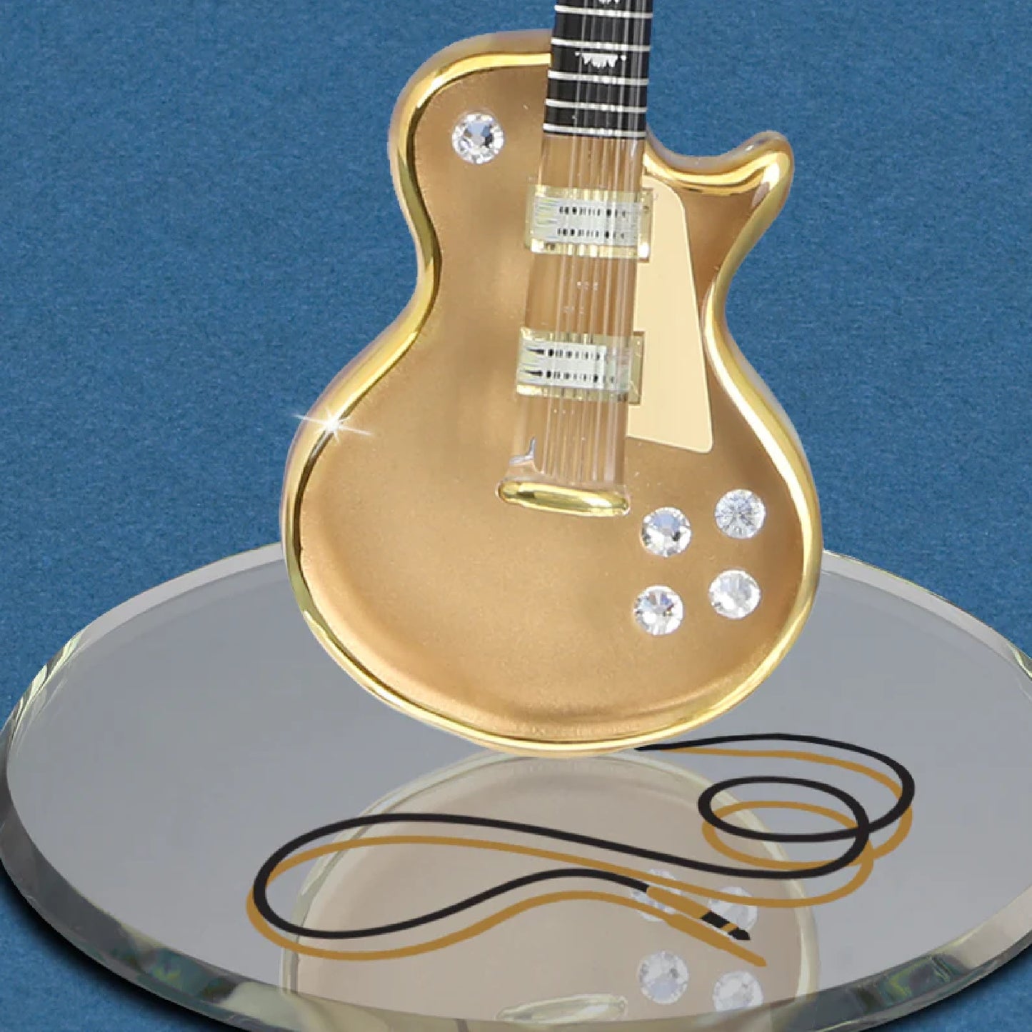 Classic Gold Top Guitar by Glass Baron