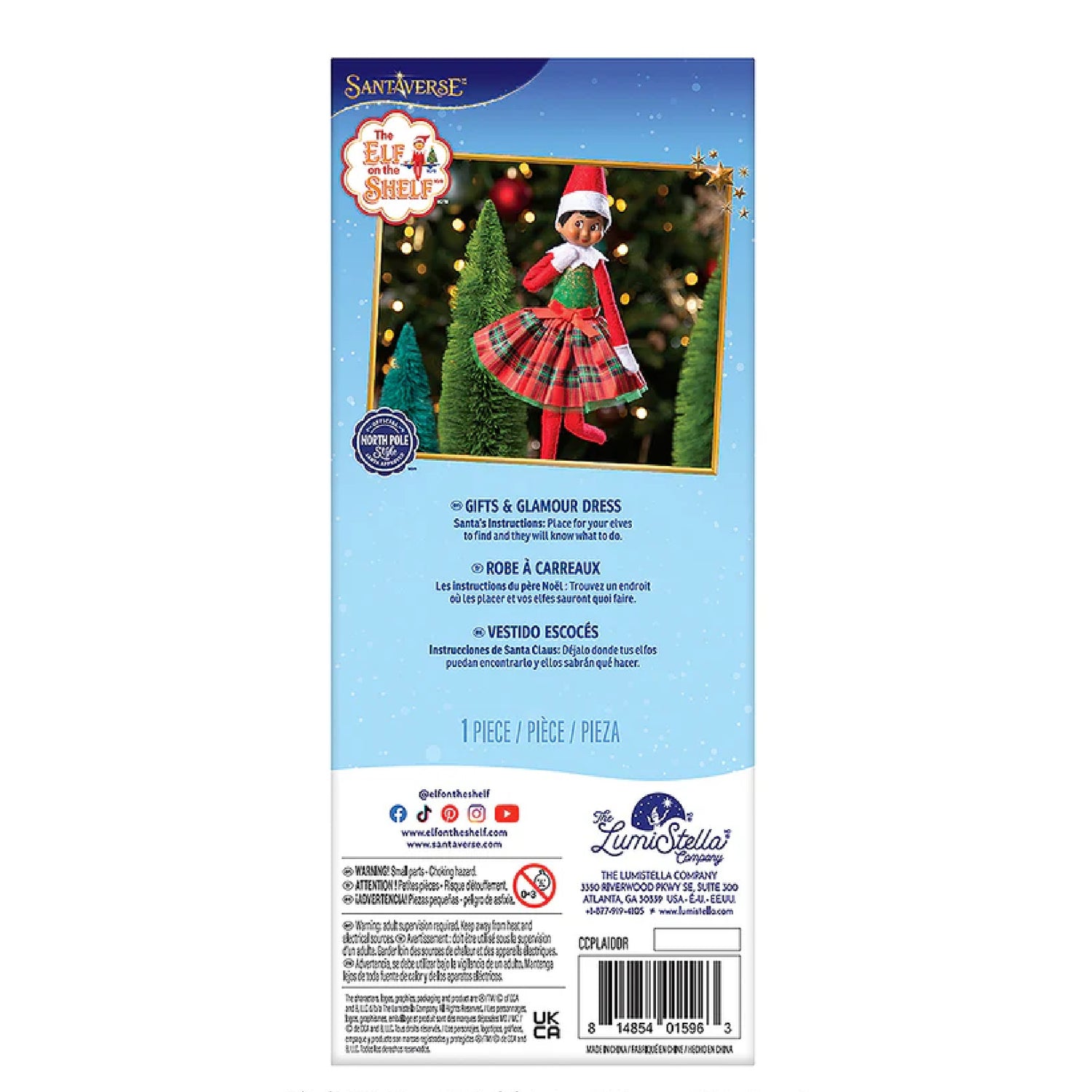 The Elf on the Shelf Claus Couture Collection® Gifts &amp; Glamour Party Dress