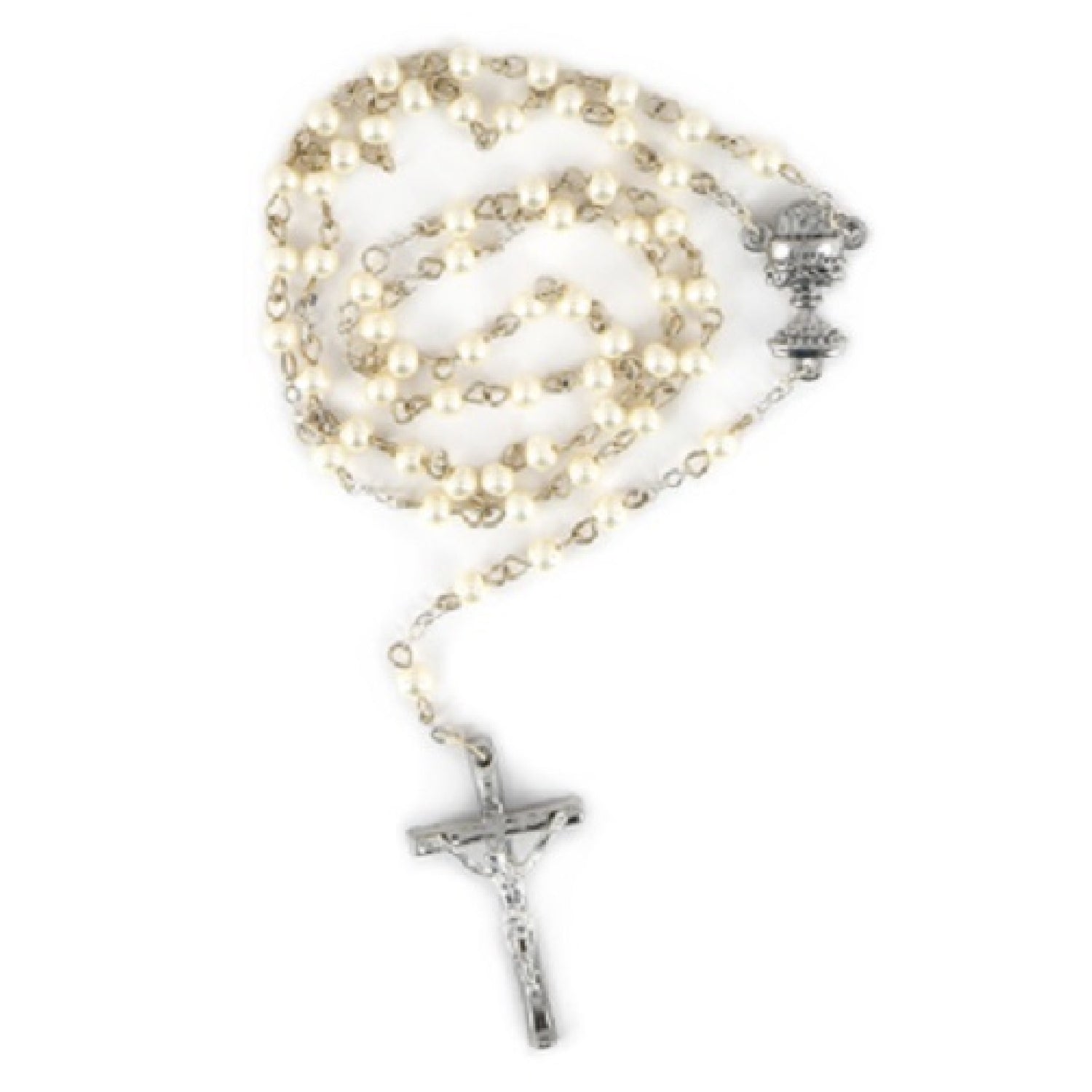 Communion Wheat Chalice Frame 6X4 With Rosary Set