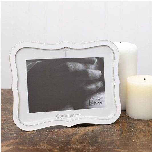 Communion White Frame Caroline Collection