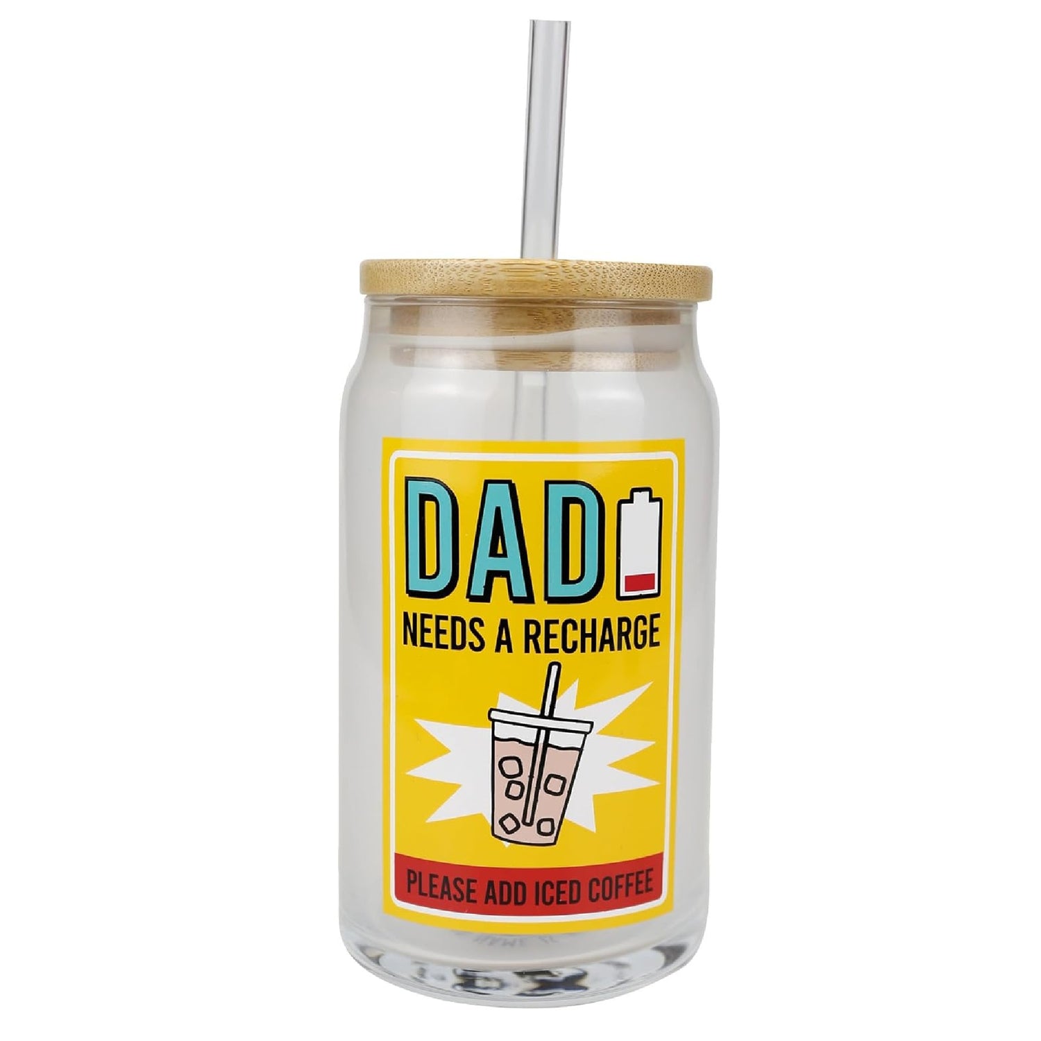 Dad Latte Glass with Lid
Our Name Is Mud
