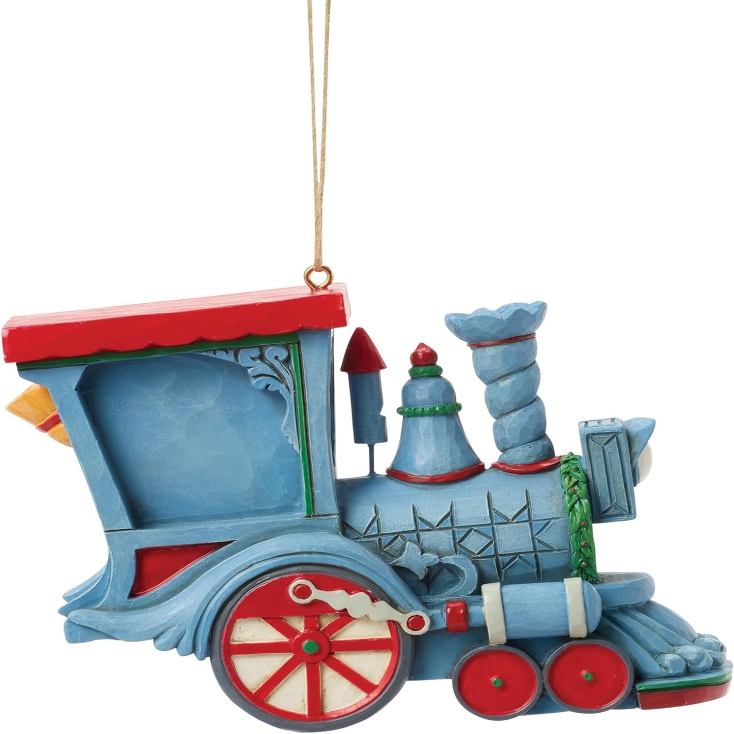 Dated 2025 Frosty in Train Ornament Jim Shore Heartwood Creek