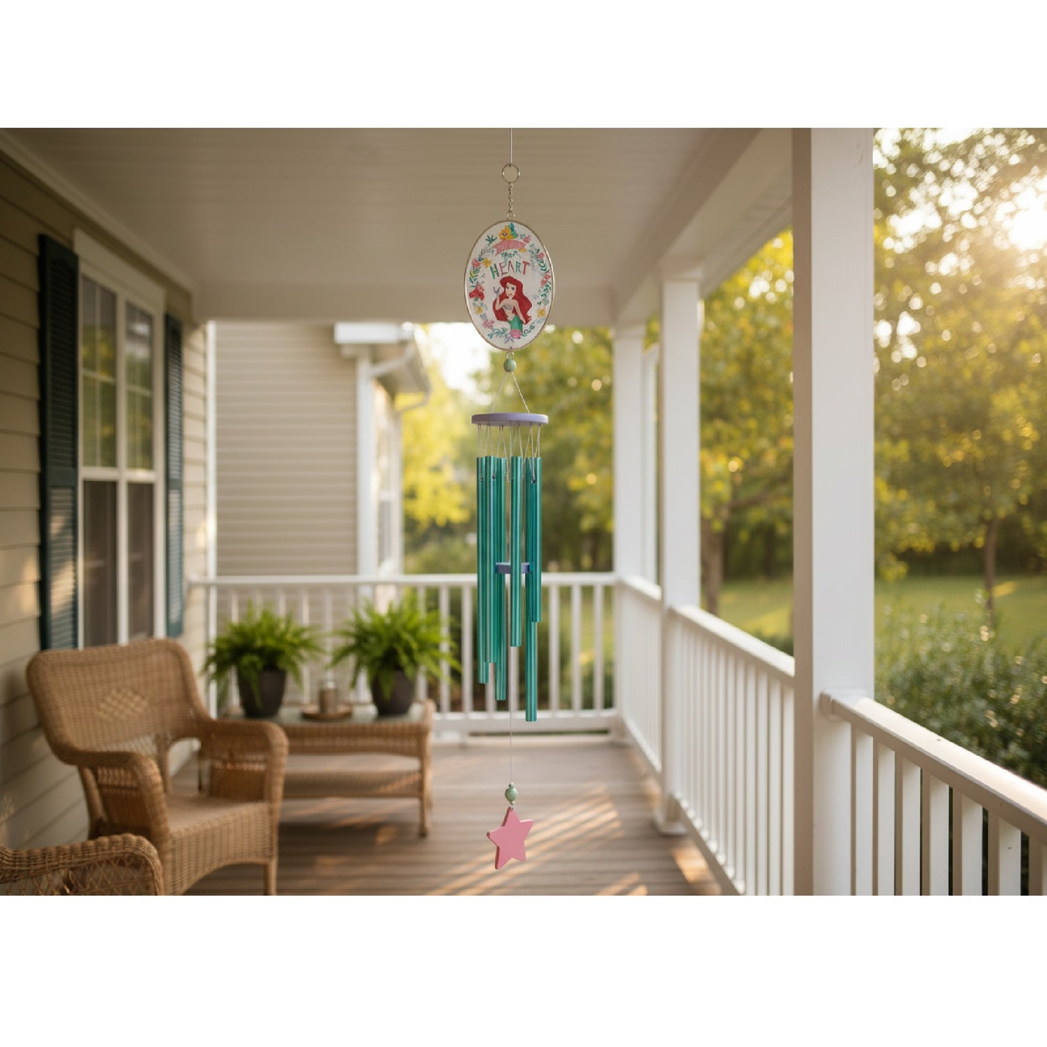 Disney Garden Ariel The Little Mermaid Windchime Garden