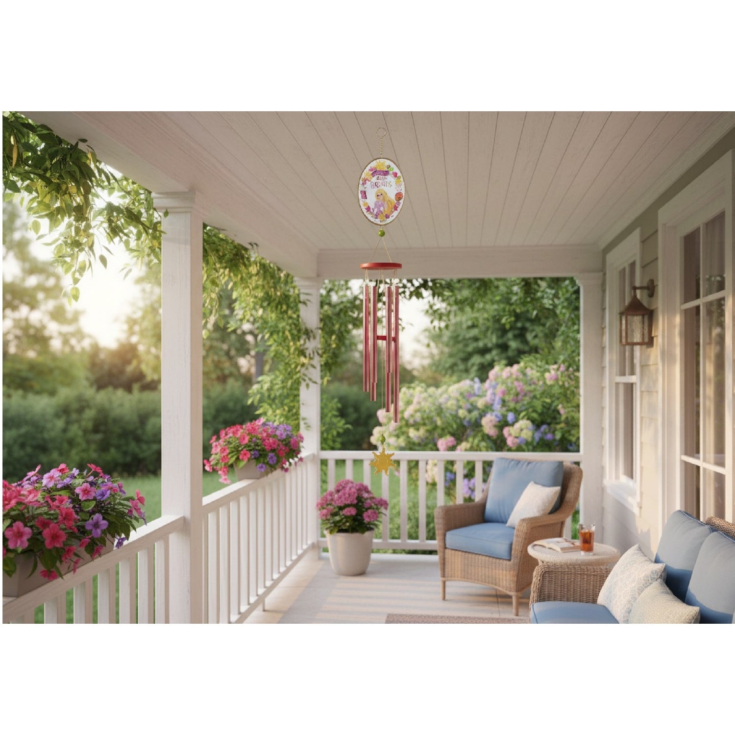 Disney Garden Rapunzel from Tangled Windchime Garden