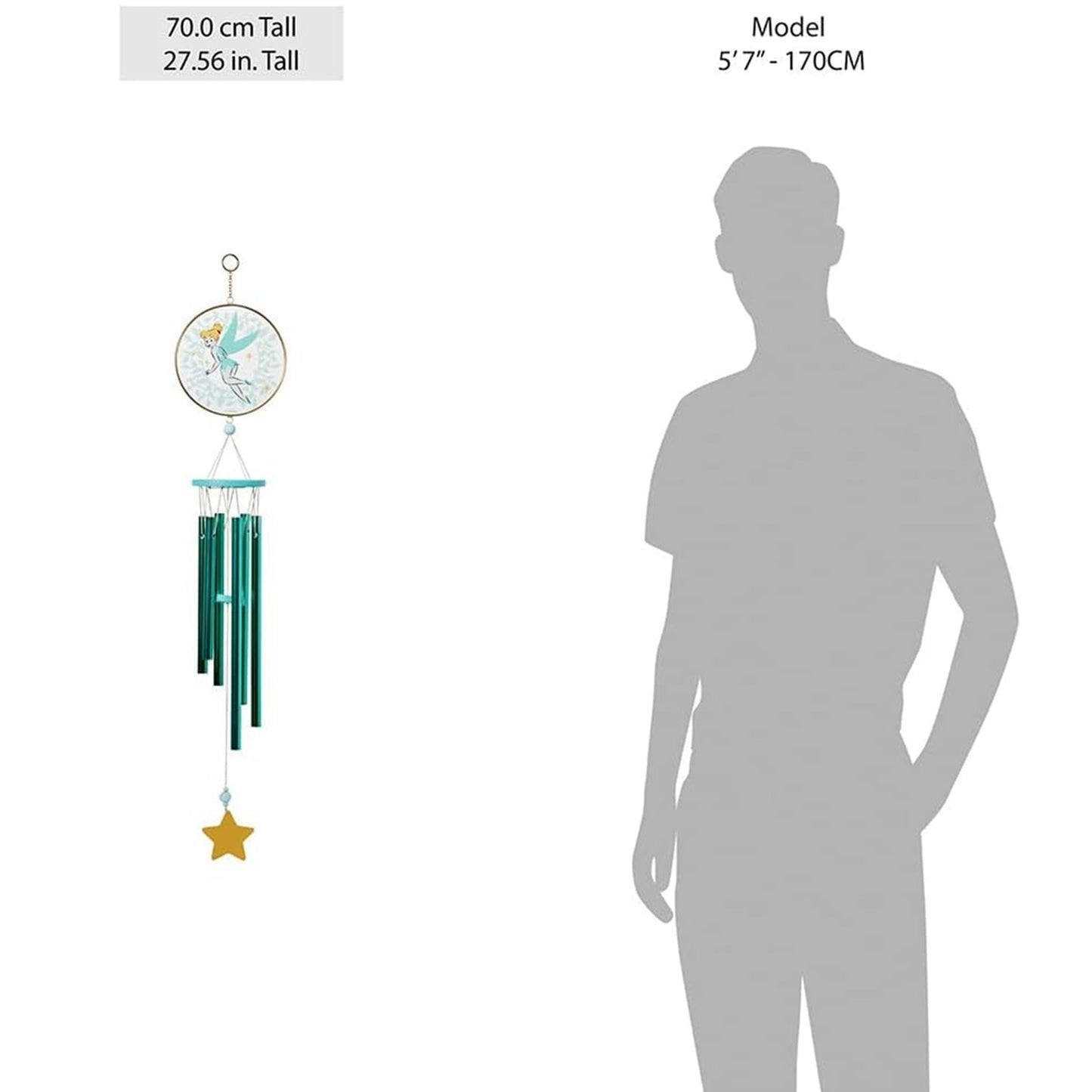 Disney Garden Tinkerbell Windchime Garden
