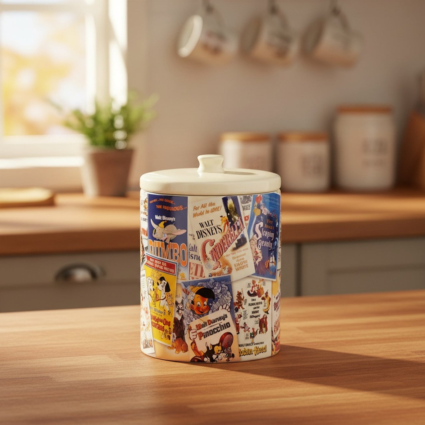 Disney Poster Collage Cookie Jar by Enesco