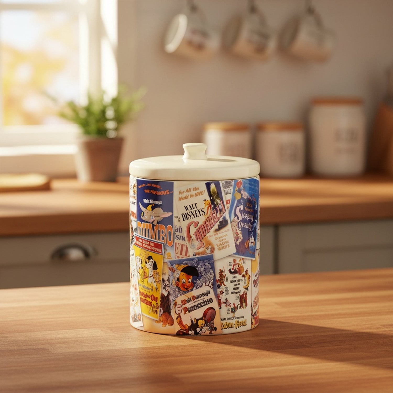 Disney Poster Collage Cookie Jar by Enesco