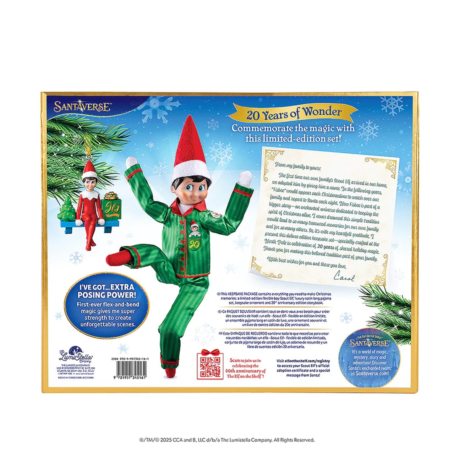 The Elf on the Shelf A Christmas Tradition, Limited 20th Anniversary Edition