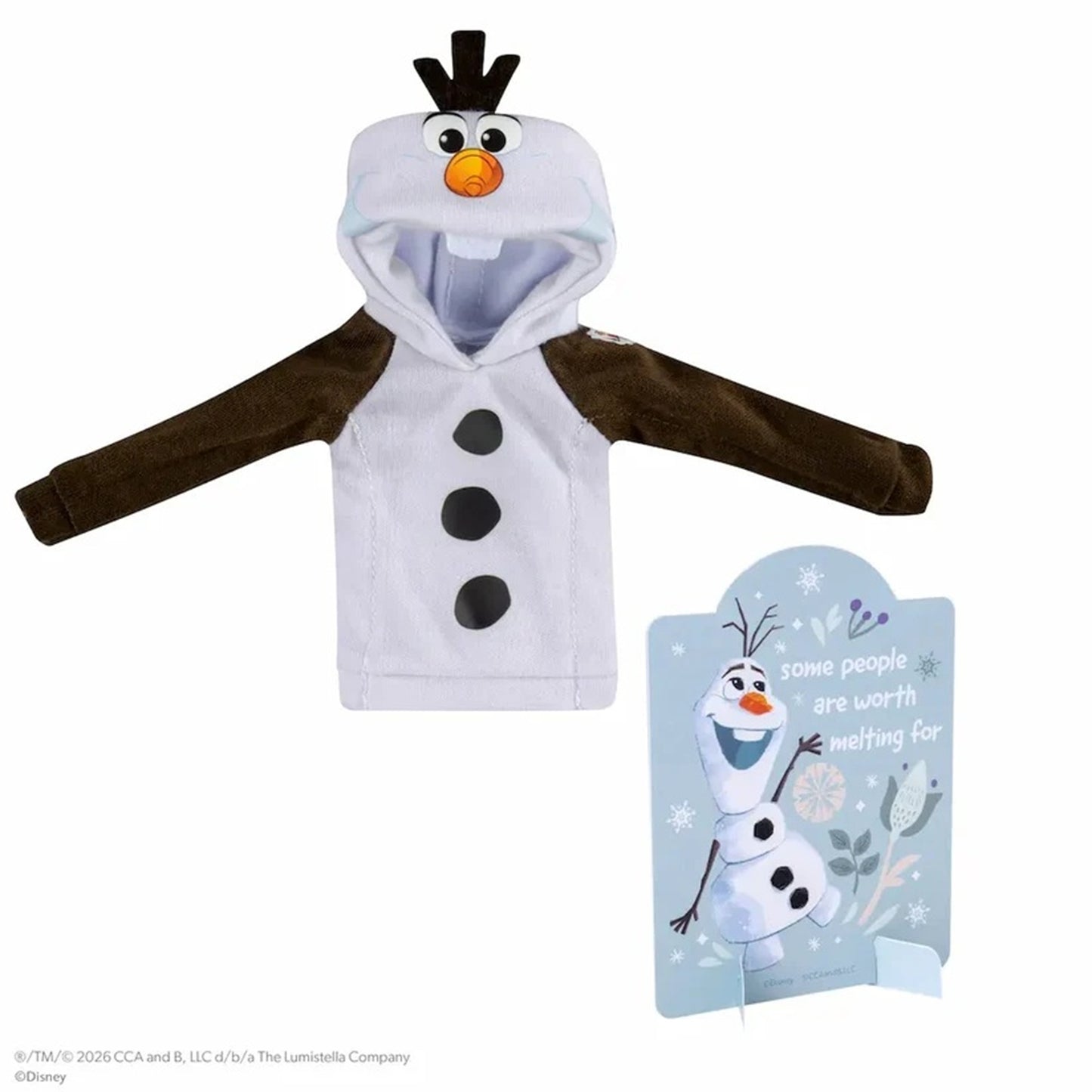 Elf on the Shelf Disney Frozen Olaf Hoodie | Claus Couture Collection®