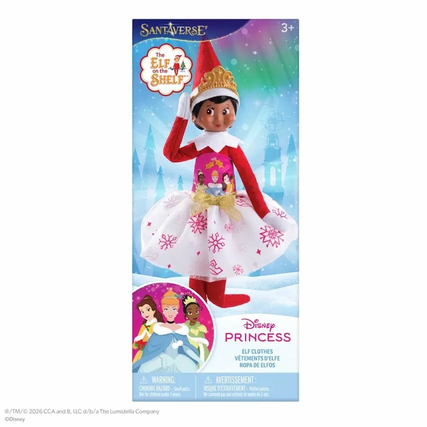 Elf on the Shelf Disney Princess Pretty in Pink Party Dress | Claus Couture Collection®