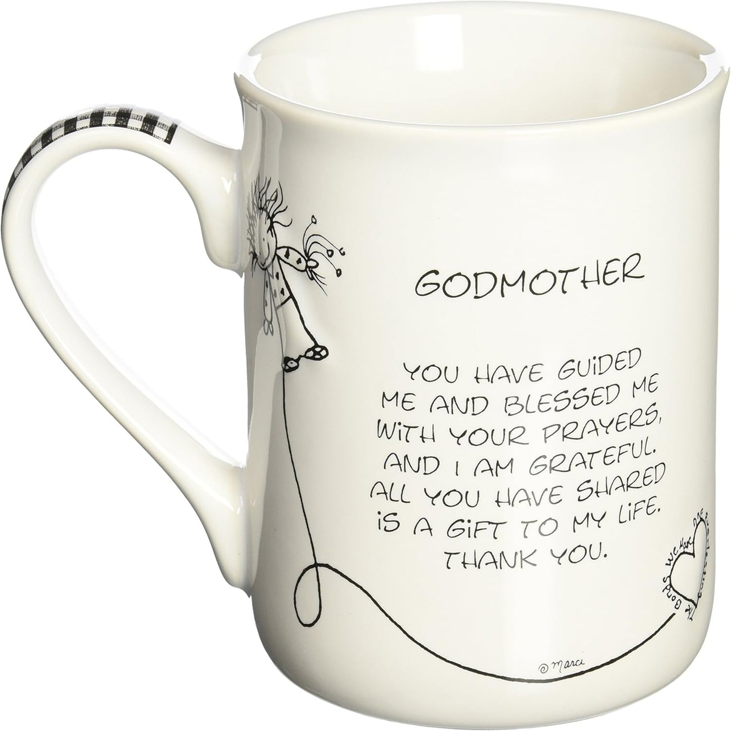 Enesco Children of The Inner Light Godmother Stoneware Gift Mug