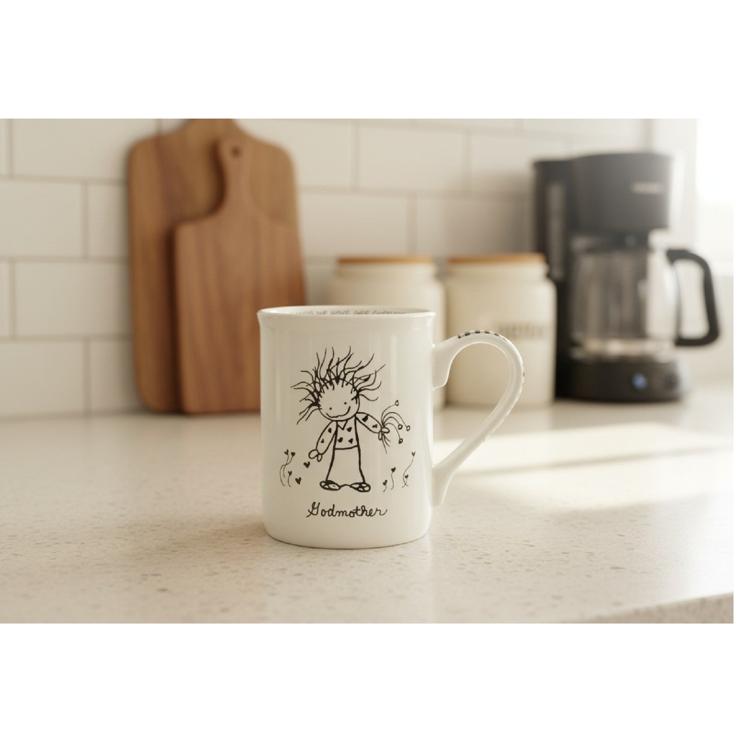 Enesco Children of The Inner Light Godmother Stoneware Gift Mug