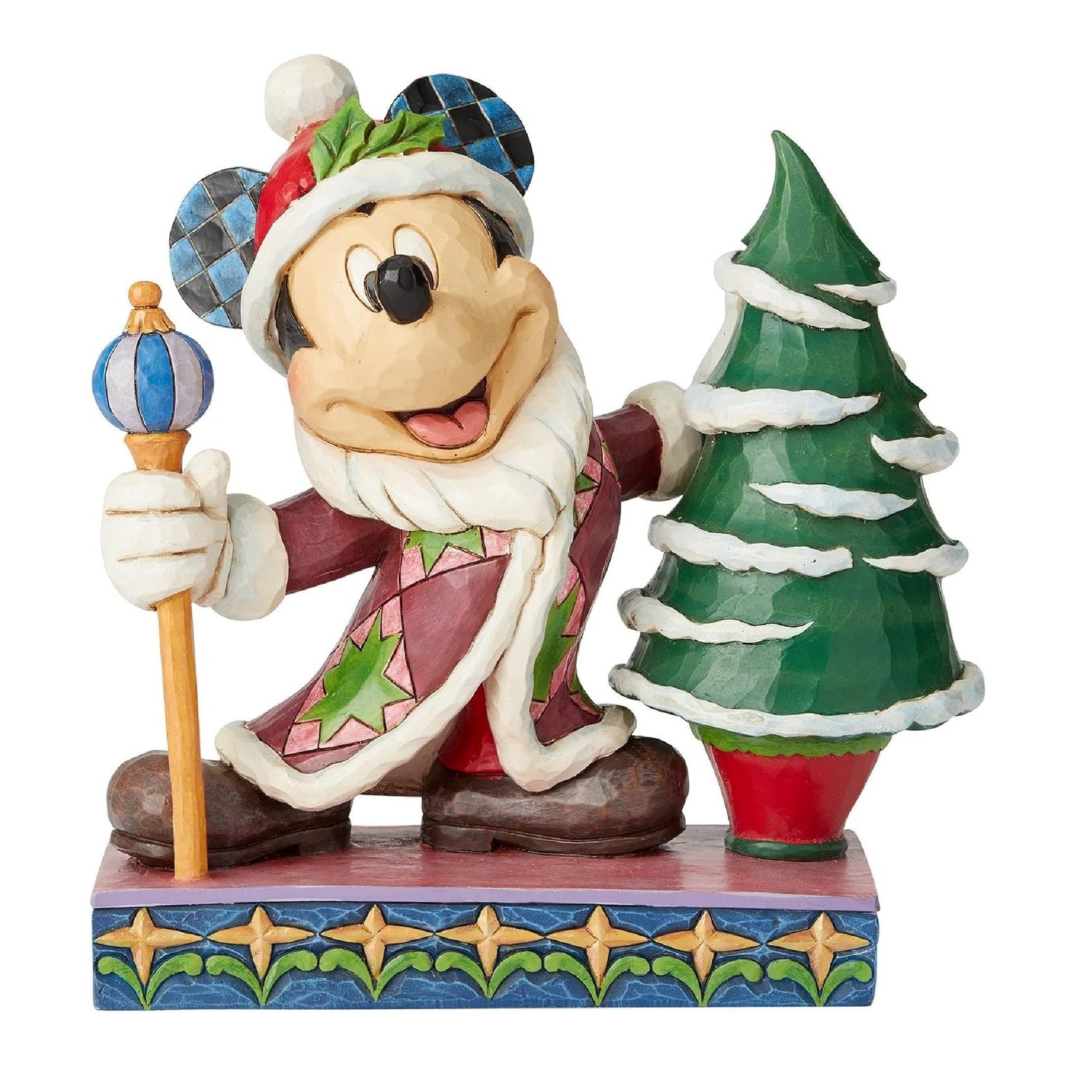 Enesco Disney Traditions by Jim Shore Mickey Mouse Father Christmas Figurine