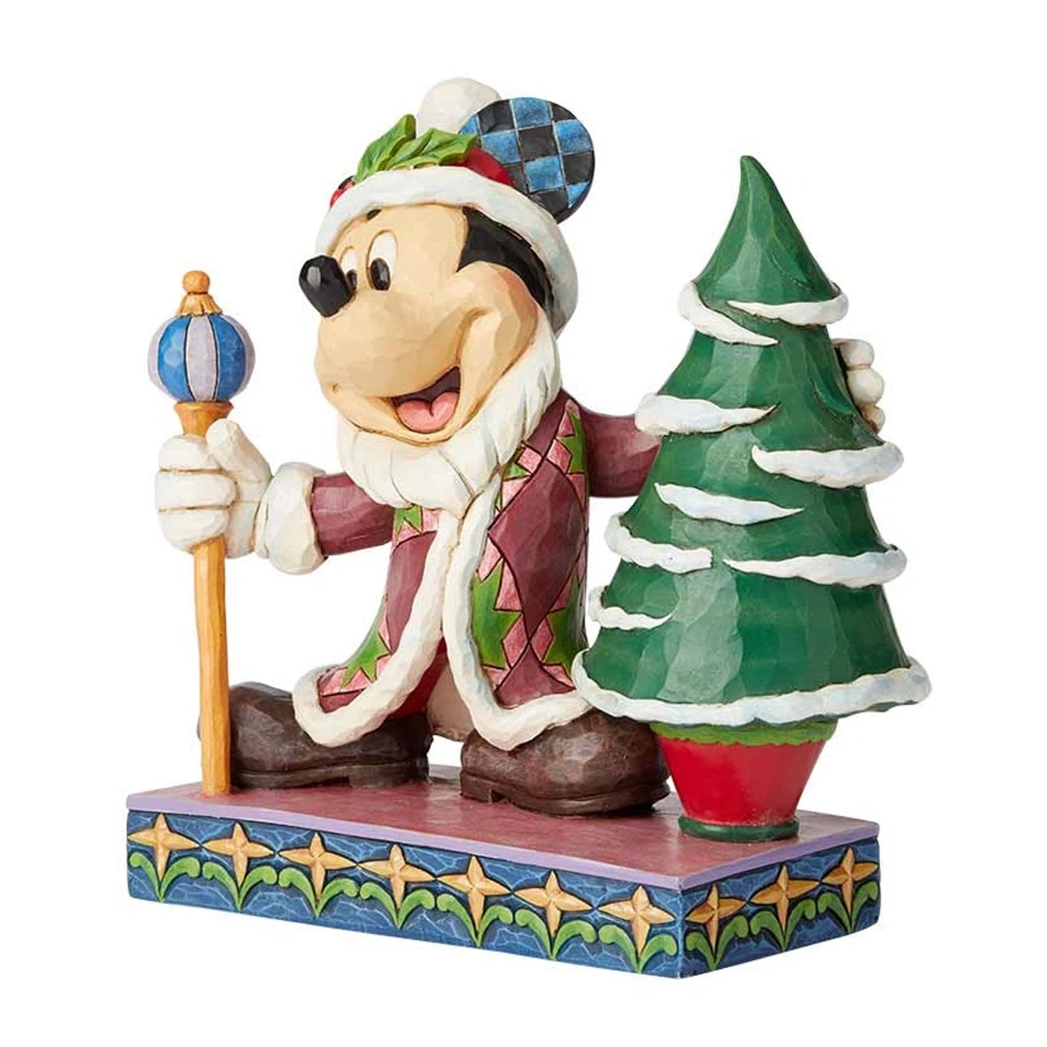 Enesco Disney Traditions by Jim Shore Mickey Mouse Father Christmas Figurine