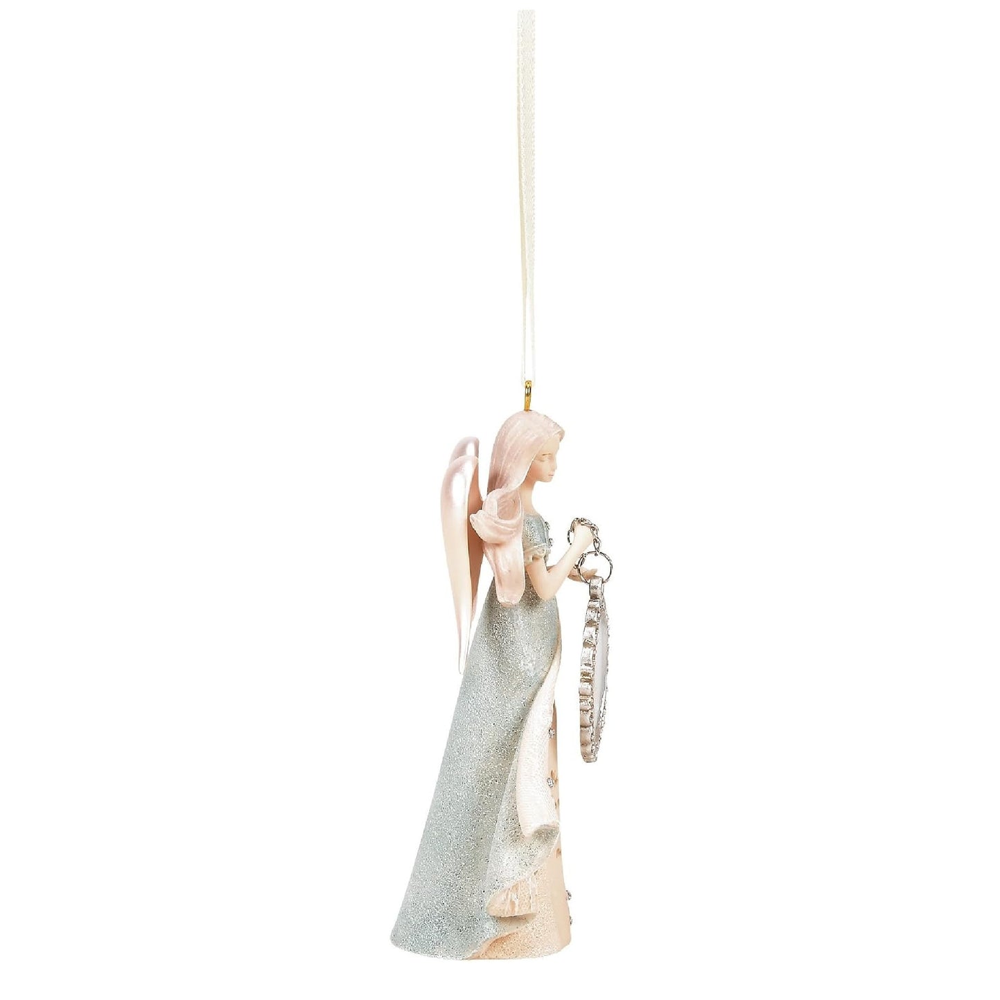 Enesco Foundations Photo Frame Pet Bereavement Hanging Ornament, 4 Inch