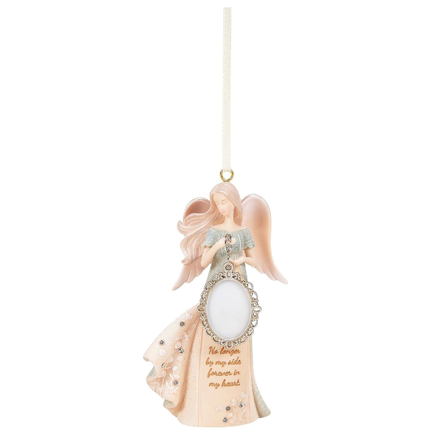 Enesco Foundations Photo Frame Pet Bereavement Hanging Ornament, 4 Inch