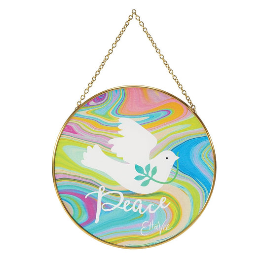 Enesco Izzy and Oliver EttaVee Peace Dove Hanging Window Suncatcher